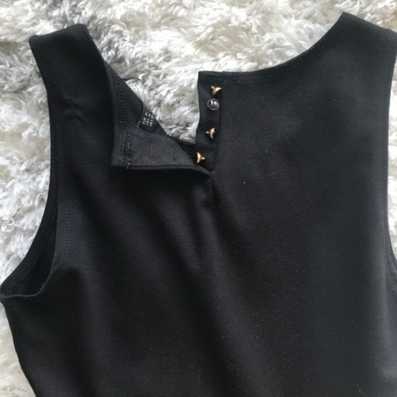 Women's Black A-line Zara Dress - Picture 4 of 5